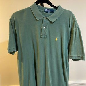 Vintage Ralph Lauren Polo Shirt Green (medium)